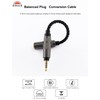 Headphone Adapter 2.5mm Male to 3.5mm Female Adapter for 3.5mm