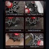 23 In 1 Snow-flake Multi-Tool with Fidget Toys Function Snowflake