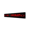 ERPART 6.4L 392ci RED on Black Highly Polished Real Aluminum