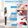 uxcell 4 Pcs Heart Pen Loop Holder for Notebook, Self