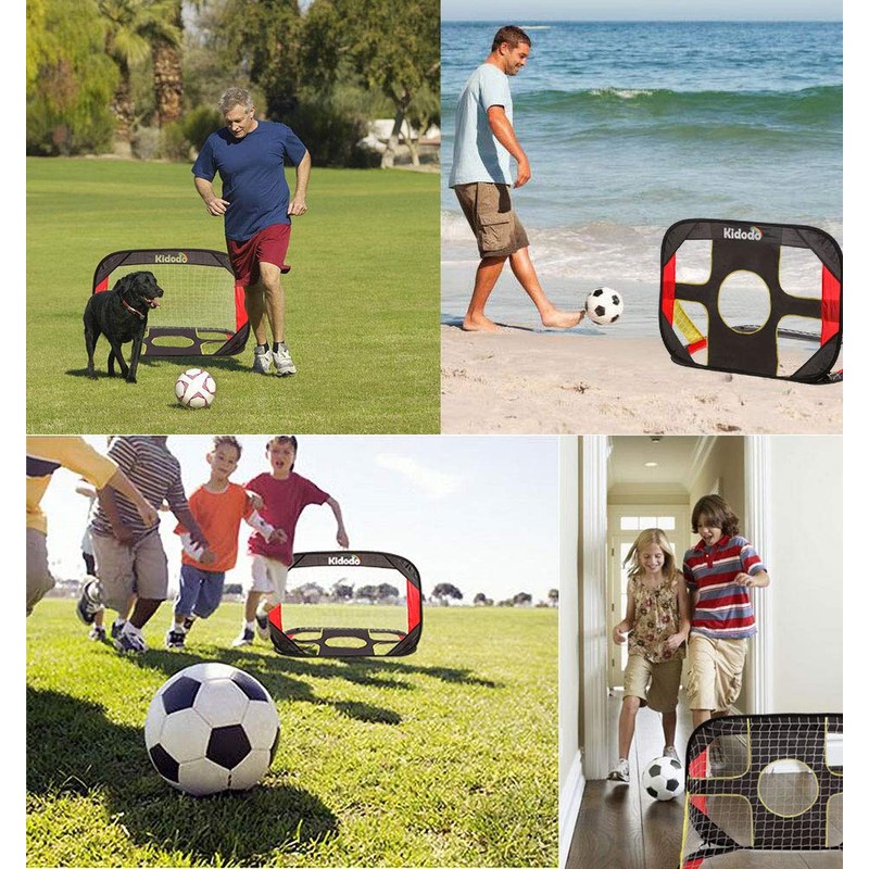 Soccer Goal Portable Folding Pop Up Soccer Target Net Kids
