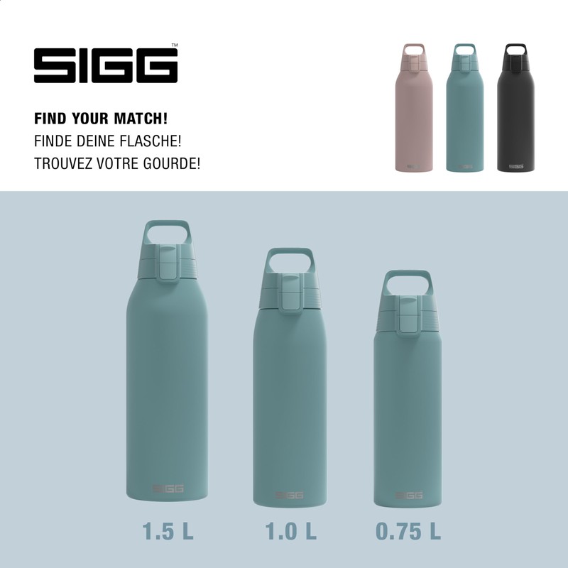 SIGG - Stainless Steel Drinking Bottle - Shield ONE Morning