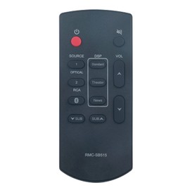 ALLIMITY RMC-SB515 RMCSB515 Sound Bar Replacement Remote Control fit for Insignia Soundbar Sound Speaker System NS-SB515 NSSB515