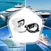 LYNICESHOP 100W Boat Spotlights, Marine Remote Control Search Light, 360°