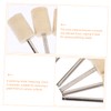 Gatuida 12mm Wool Felt Grinding Heads Polishing Wheel for Glass