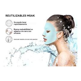 4 pzas máscaras facial reutilizables 3d antievap