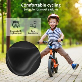 UZOASO Kids Bike Seat Kids Bicycle Saddle Toddler Bike Seat Fit for 14 16 18 20 24 Inch Boys Girls Child Bicycles Replacement Saddle Enhance Young Little Riders Riding Experience