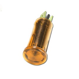 tooloflife AC220V Signal Lamp Indicator Light Indicator Light LED 12.5 mm Metal Socket Yellow