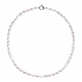 8-9MM Freshwater Cultured Baroque Pearl Necklace for Women, 20 Inches