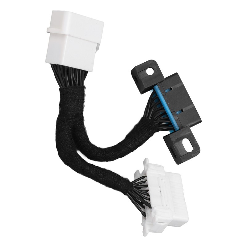 0.15m 16Pin OBD2 Splitter Extension Y Cable Male to Dual