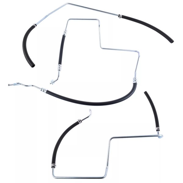 OE QUALITY Brand New Set of 3 Power Steering Hose