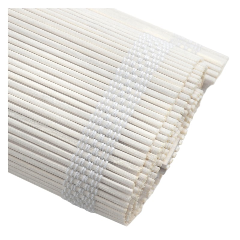 Red Lantern Bamboo Window Shade Blind - White 36" W