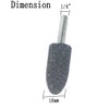 Luo ke 16 mm Cone Shape Grinding Stone - 1/4"