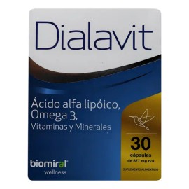Dialavit Caja C/30 Cáps. De 877mg C/u Vitaminas Y Minerales Sabor Sin Sabor