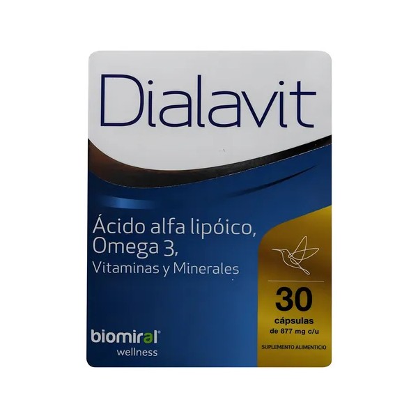 Dialavit Caja C/30 Cáps. De 877mg C/u Vitaminas Y Minerales