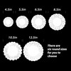 AimtoHome White Round Paper Doilies,4.5 Inch Lace Doilies for Dessert