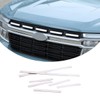 7Pcs Stainless Steel Chrome Front Bumper Grille Cover,Fit forFor-d Maverick