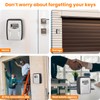 Fayleeko Key Lock Box Wall Mounted, 5 Keys Capacity, Key