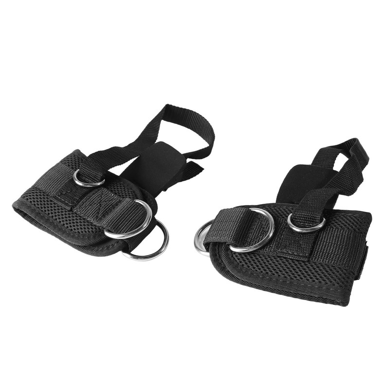 Ankle Straps for Cable Machines Fitness Adjustable D Ring Ankle