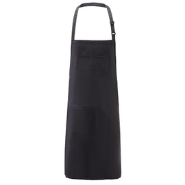 COGANA Server Apron with Pockets, Aprons for Men, Chef and Waitress Apron, Black