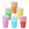 60 PCS Paper Cups Party Cups, 9 Ounce Disposable Multicolor