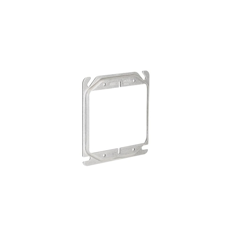 Hubbell Raco 777 8-0 4 In. Square Cover 2-Device 1/4