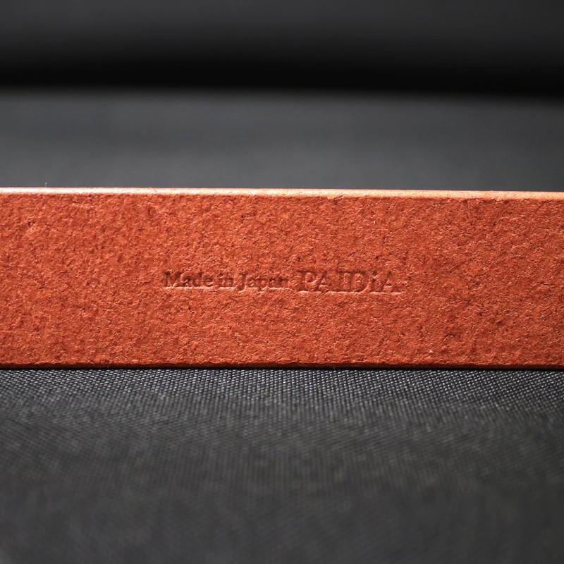 PAIDiA Men's Belt, Distressed Leather, Made in Japan, L: Brown
