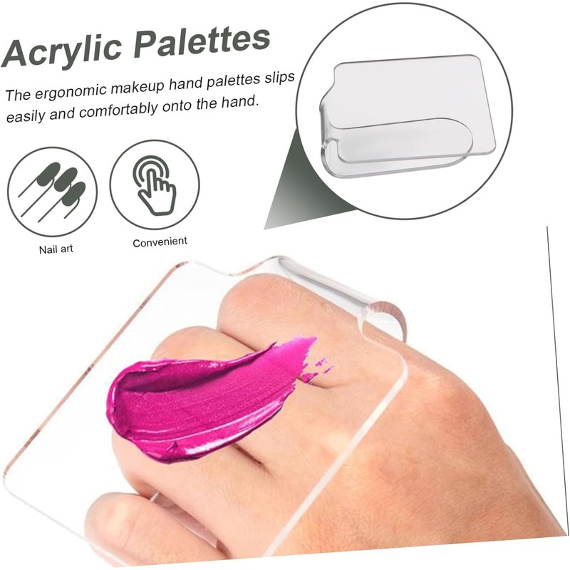 Mipcase Juego de 4 Paletas Reutilizables para Maquillaje Profesional -