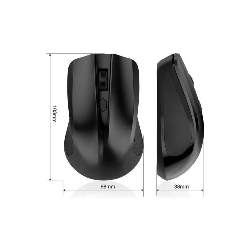 EGTMA Mouse Inalámbrico 5 Niveles Seguimiento Óptico Ergonomico