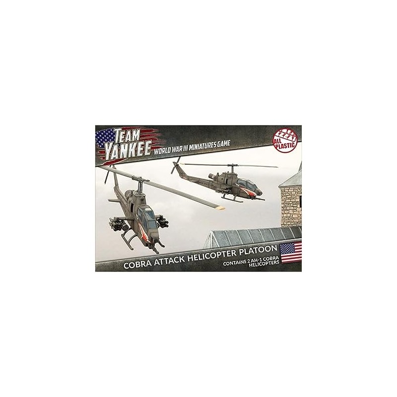 USA - 1:100 Cobra Attack Helicopter Platoon Plastic Model Kit