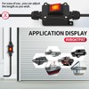 KarlKers 5FT 12V Inline Switch IP68 Waterproof, Outdoor On/Off Toggle