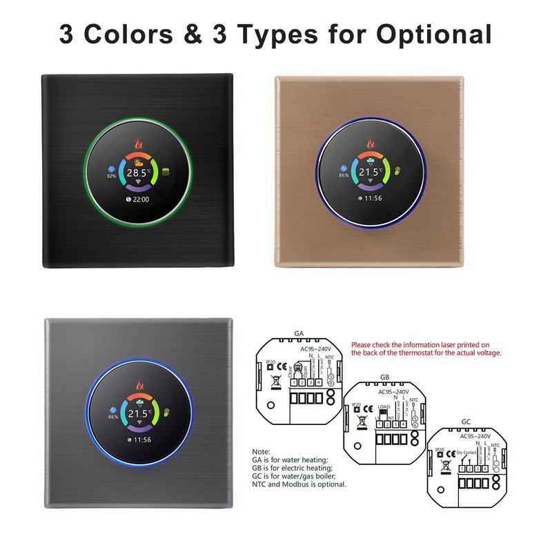 Decdeal smart thermostats smart thermostat for home WiFi Smart Thermostat