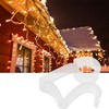 Christmas Light Clips Outdoor Gutter Hang Hooks 120 Pieces Weatherproof