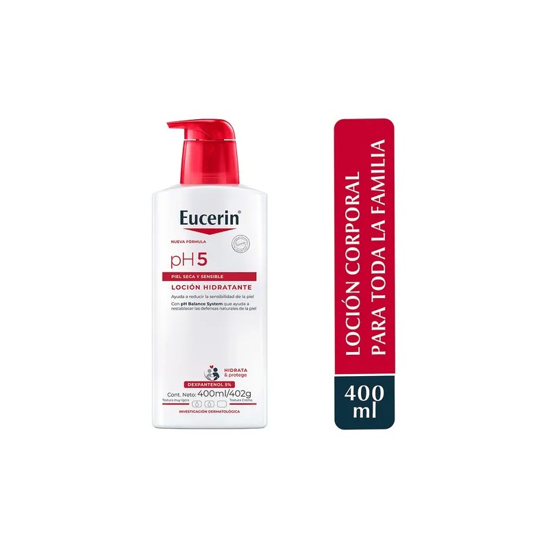 Loción Corporal Hidratante Eucerin Ph5 24 Horas - 400ml