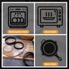 Yubng Crumpet Rings 3.94’’- Set of 10 Baking Rings- Stainless