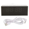Digital Mirror Alarm Clock Multifunctional LED Mirror Electronic Clocks for