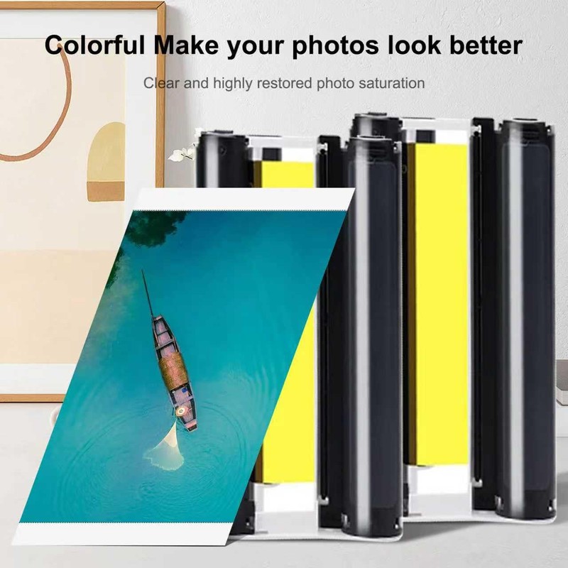 Compatible with Liene Amber M100/M200/M110/M210 4x6" Photo Printer 80 Sheets