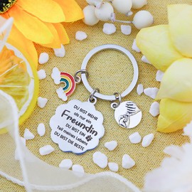 Gifts for Girlfriend, Best Friend Gifts, Gift for Boyfriend, Gift Best Friend, Birthday Gift for Girlfriend, Friendship, Gift Ideas, Easter Gift Key Ring, silver