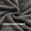 VED Sherpa Fleece Throw Blanket - Fluffy Microfiber Solid Blankets