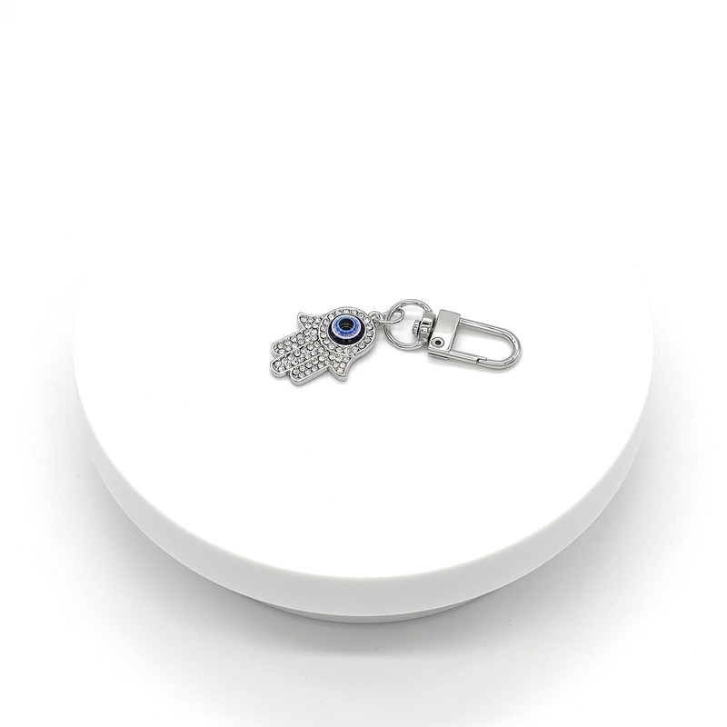 Jasimkiss Evil Eye Keychains, Key Ring, Bag & Purse Charm,