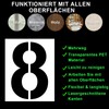 Pack of 10 Number Stencils, Reusable Plastic Number Stencils, Large