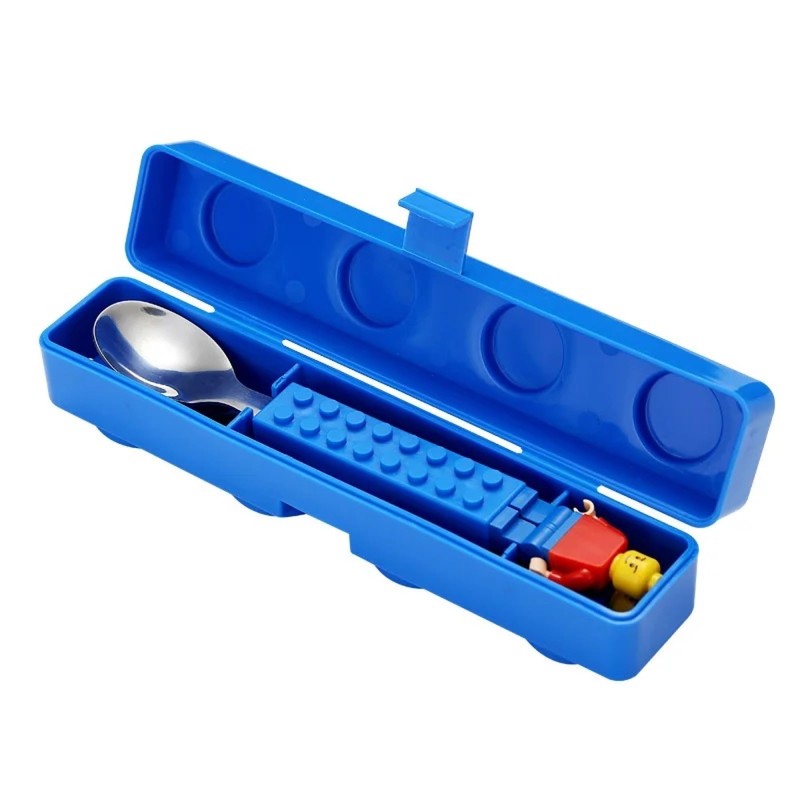 Bright Colourful Snack & Stack Fork & Spoon Cutlery Set
