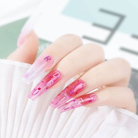 12 Colors Letter Nail Art Glitter Sequins, Holographic 3D Alphabet Nail Art Flakes Designs, Laser Letters Glitter Acrylic Nails Supplies for Women Girls Manicure Sparkly Decorations, DIY Shiny Crafts