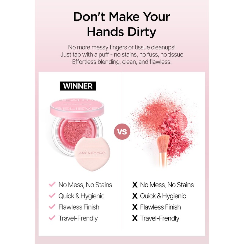 JUNG SAEM MOOL Artist Cushion Blush | Easy to Blend