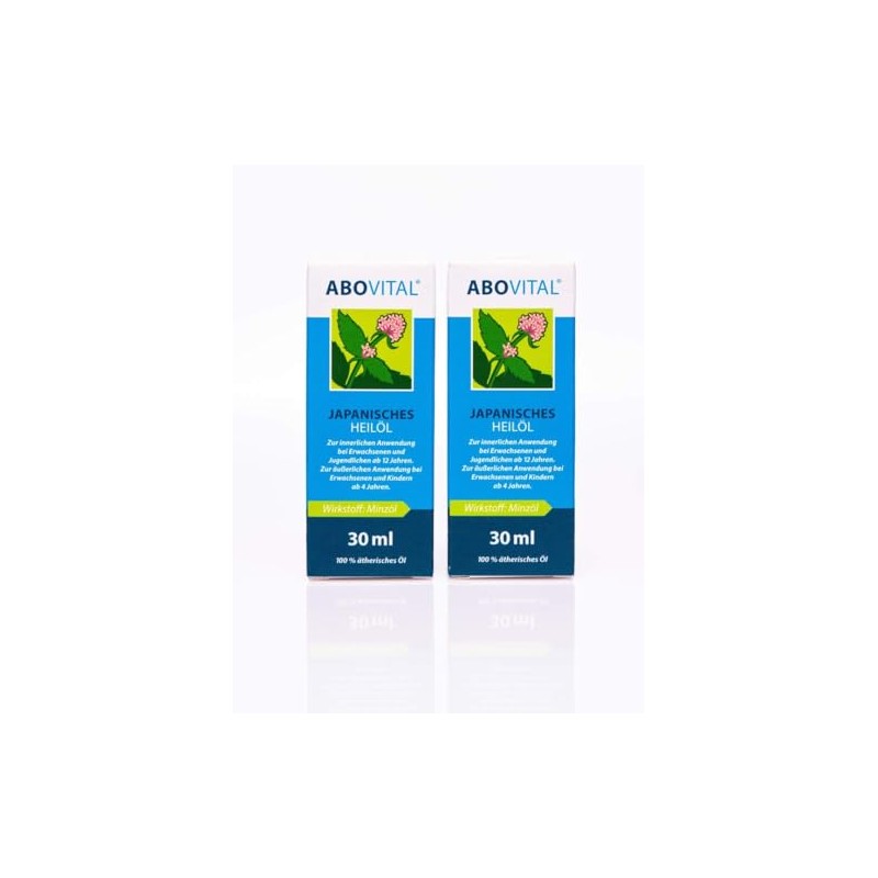ABOVITAL Mint Oil Japanese Medicinal Plant Oil for Rubbing, Inhaling,