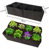 TOOPONE Fabric Garden Bed, 3 x 6 Feet, 8 Grid