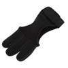 Bow Arrow Finger Guard Competition Archery 3 Fingers Glove Adjustable