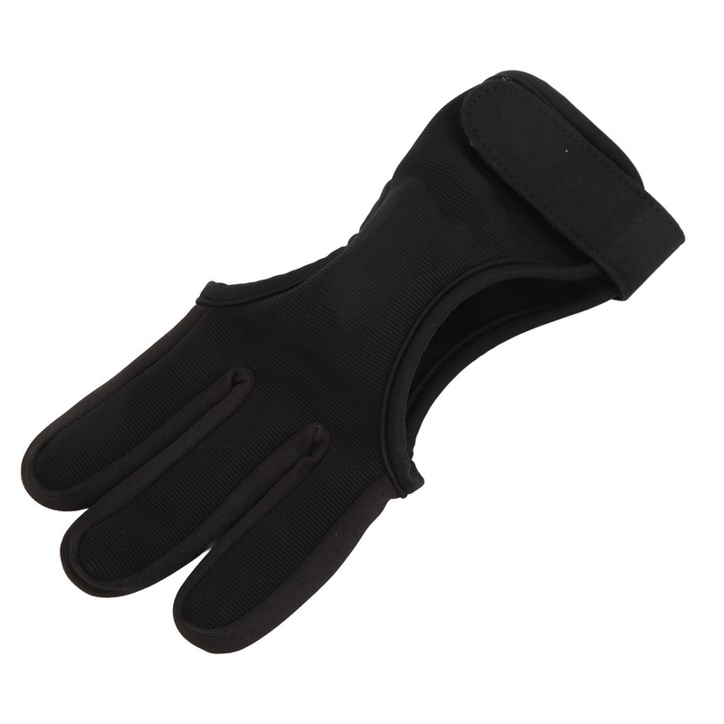 Bow Arrow Finger Guard Competition Archery 3 Fingers Glove Adjustable