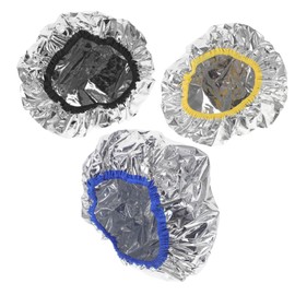 MERRYHAPY Thermal Hair Coloring Caps Set Reusable Steam Hair Masks for Deep Conditioning Treatment