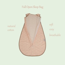 BLOOMSTAR Baby Sleep Sack Natural Cotton Toddler Wearable Blanket 2-3T 36 Months Sleeveless 4 Season Lightweight Unisex 18-24M Tog 1.0 Sleeping Bag Large Transition Kid Soft Cosy